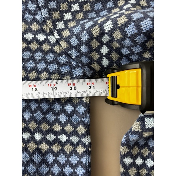 THE TOG SHOP Cardigan Sweater Women Large Bluish Gray Blue Full Zip - Picture 7 of 9